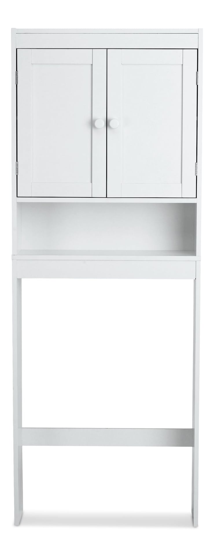 Orleans 2-Door Over-The-Toilet Spacesaver Bathroom Storage Cabinet, White W3397