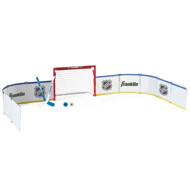 Franklin Mini Hockey Half Rink Set with Net, Sticks, Balls & Boards B9701