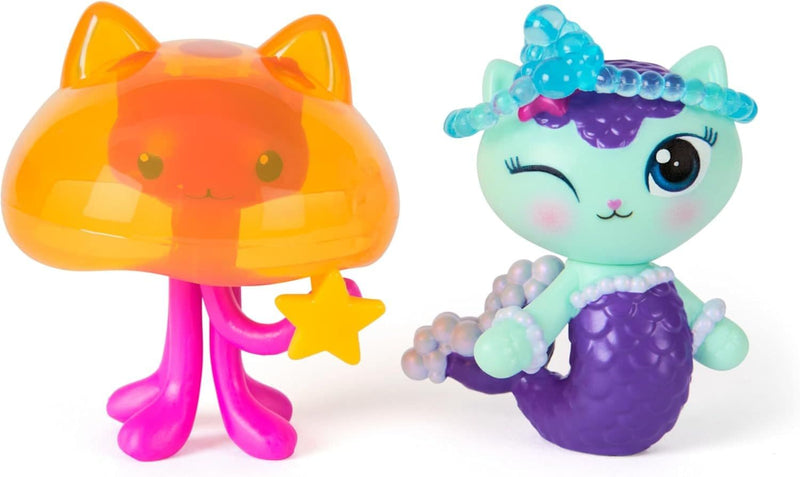 The Movie, MerCat & Kitty Jellyfish, Toy Figures with 2 Accessories, Ages 3+ P3670
