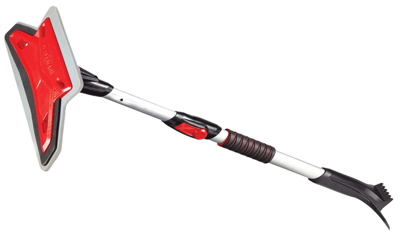 Telescopic Pivoting Head and Scratch-Free EVA Foam Snow Brush With Ice Scraper, 52-in H5467