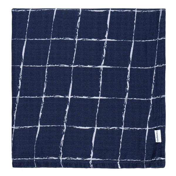 Childrenwear Coastal Calm Soft Cotton Muslin Baby Blanket, 2-pk I0114