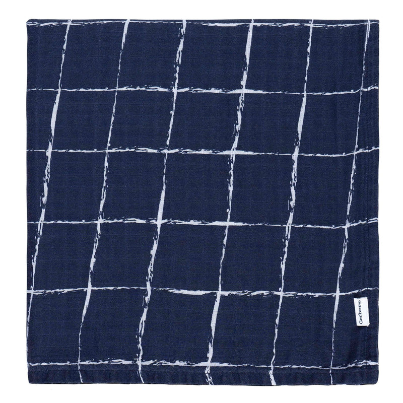 Childrenwear Coastal Calm Soft Cotton Muslin Baby Blanket, 2-pk I0114