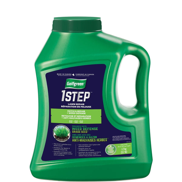 1-Step Patch & Repair + Weed Defense 02-02-02 Grass Seed, 1.7-kg W9370