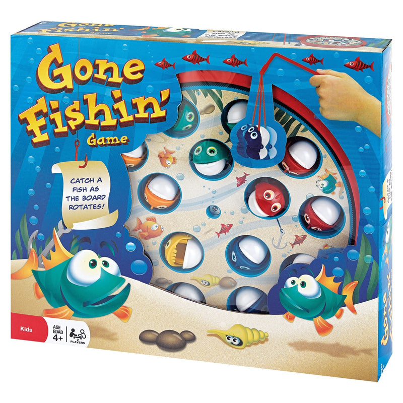 Gone Fishin' Hand-Eye Coordination Game, Multi-Coloured, 2 Players, Ages 4+ I590