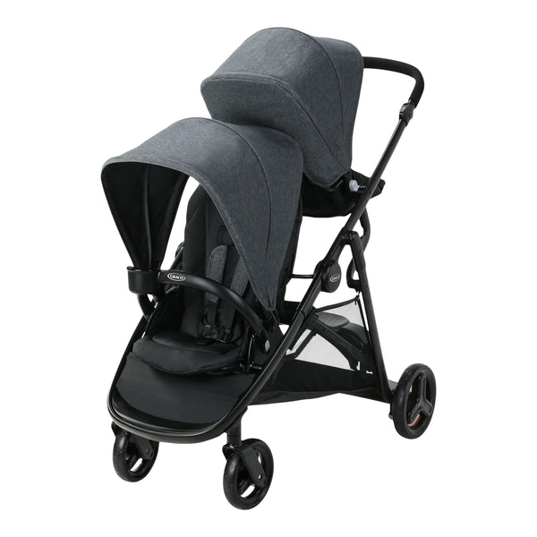 Ready2Grow 2.0 Double Stroller, Foldable and Lightweight Baby Stroller, Rafa U3772