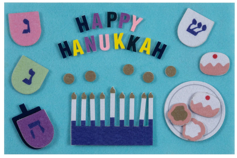 "Happy Hanukkah" Felt Interactive Activity Play Board Kit, 30-pc, for Hanukkah M6337
