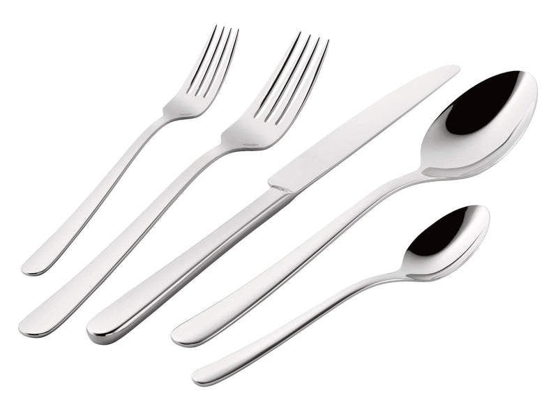 Julietta Flatware Set, Serves 12, 62-pc, Dishwasher Safe L175