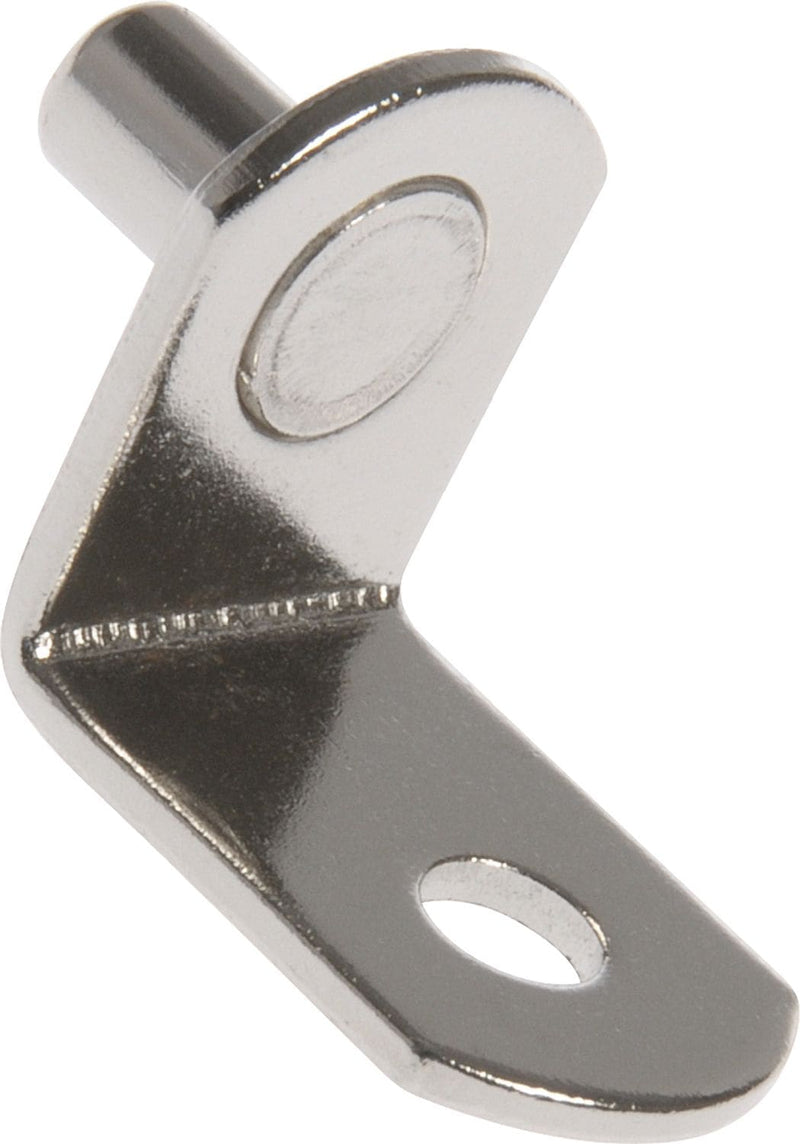 Shelf Support, For Book Shelves, 0.24-in, Nickel D3734