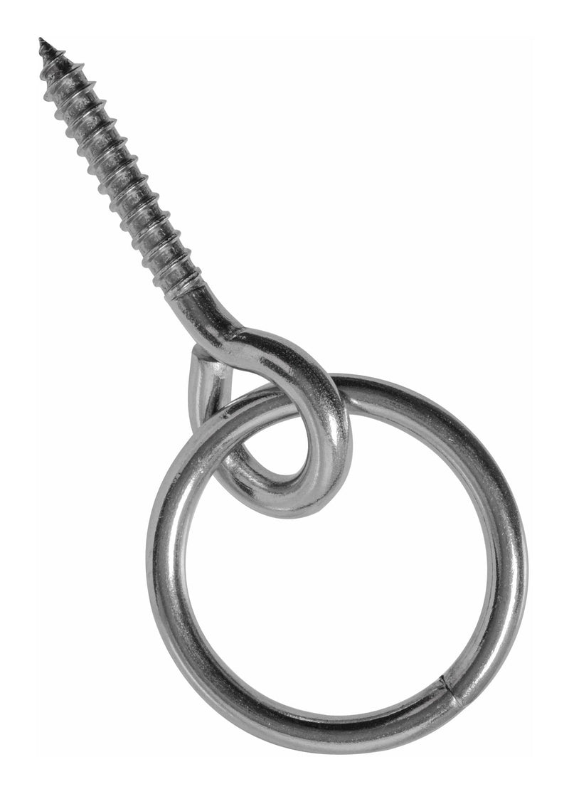Zinc-Plated Lag Hitch Ring W3178