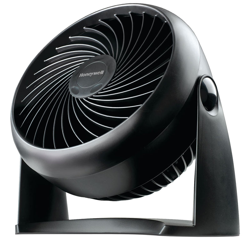 TurboForce Tilt-Head Portable Air Circulator Table/Desk Fan, 3-Speed, Black, 7-in C7895