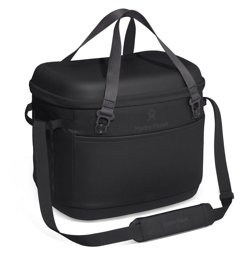 Carryout Compact Insulated Soft Cooler with Shoulder Strap, Black, 30 L I3097