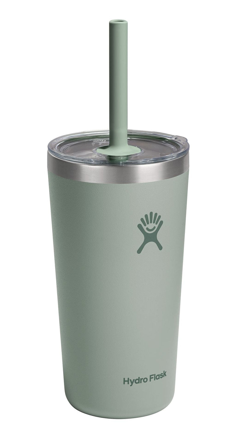 Stainless Steel Insulated All Around Tumbler with Clear Press-In Straw Lid, Agave, 20-oz U0030