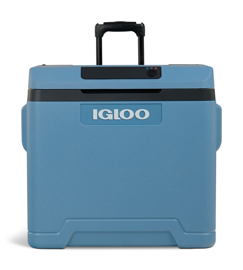 12V Portable Electric Cooler with Wheels, Blue, 40-L S5437