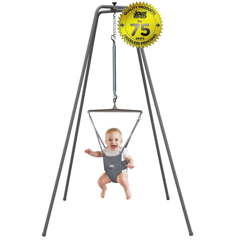 Standing Baby Exerciser with Super Stand, Grey, Ages 3m+ Z7882