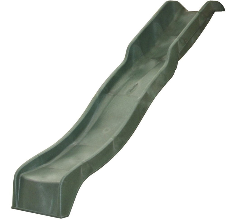 Outdoor Plastic Wave Slide, Green, Ages 3 -10 A7992