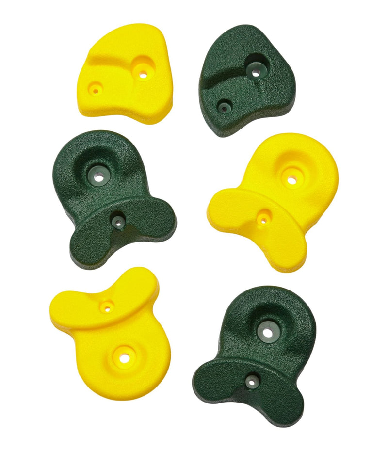 Outdoor Swingset Accessory Climbing Holds/Grips/Rocks, 6-pk, Ages 3-10 Y8656