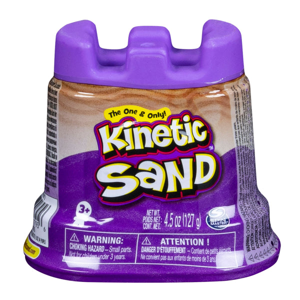 Sand Kids Moldable Play Sand & Castle Container, 4.5-oz, Assorted Colours, Ages 3+ T3852
