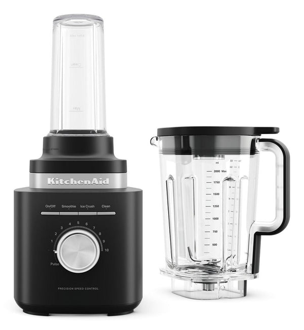 Single Blender with Jar, Precision Control, Black U5561