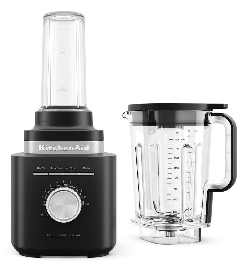 Single Blender with Jar, Precision Control, Black U5561