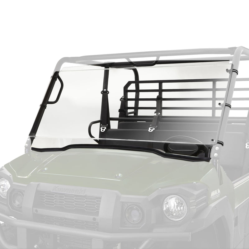 Uncoated Full Fixed Windshield, Mule PRO FXT A1221