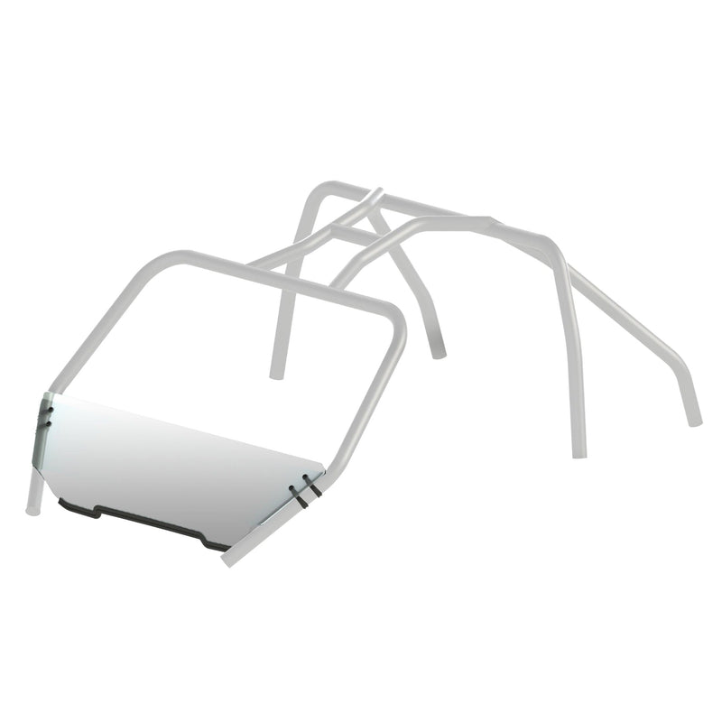 Uncoated Half Fixed Windshield, Wildcat H2354