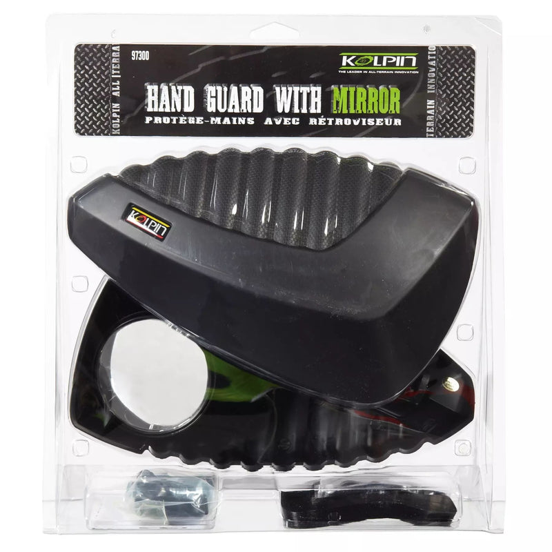 Universal ATV Hand Guard with Rearview Mirror L2344