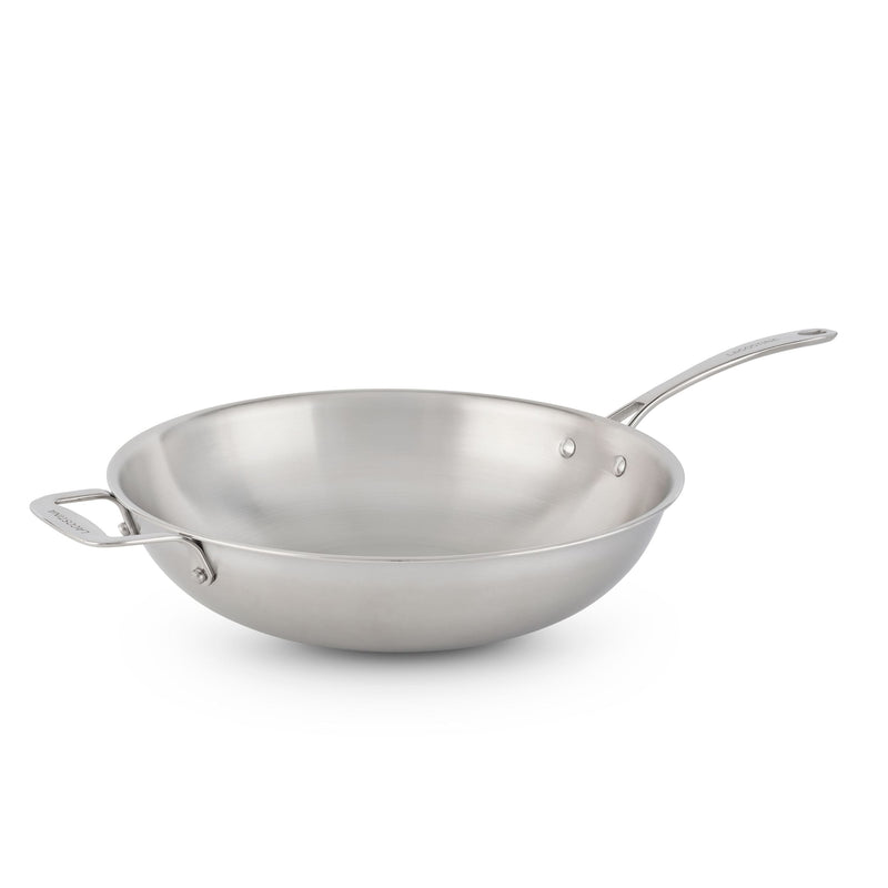 3-Ply Clad Commercial Wok Fry Pan, 32-cm A0460