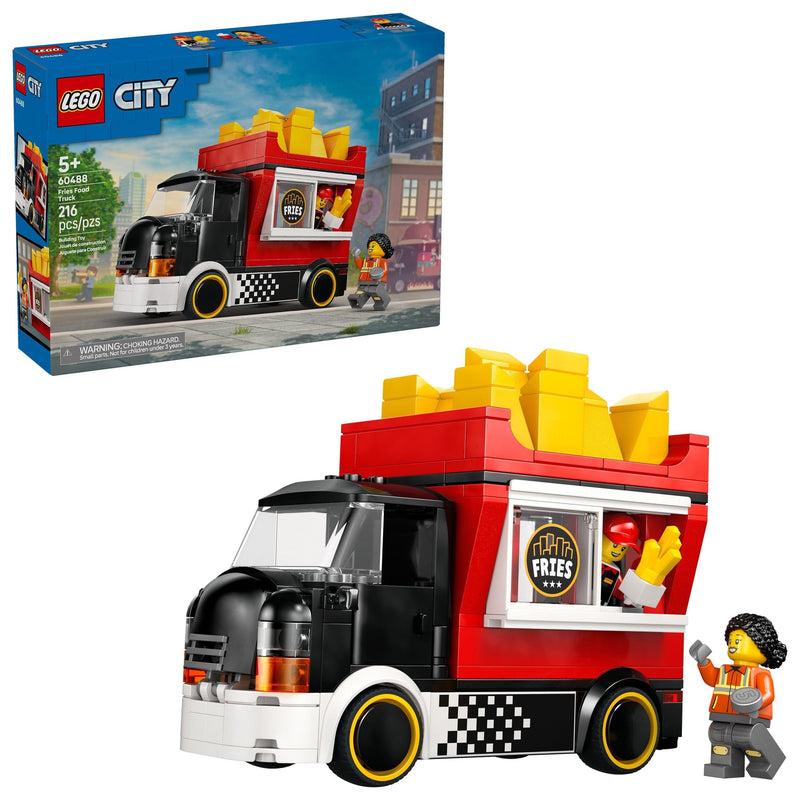City Fries Food Truck Building Set - 60488, 216-pcs, Ages 5+ Y3599