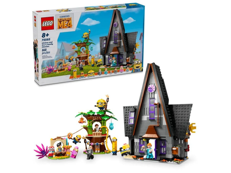 Despicable Me 4 Minions and Gru's Family Mansion - 75583, 868-pcs, Ages 8+ T8780