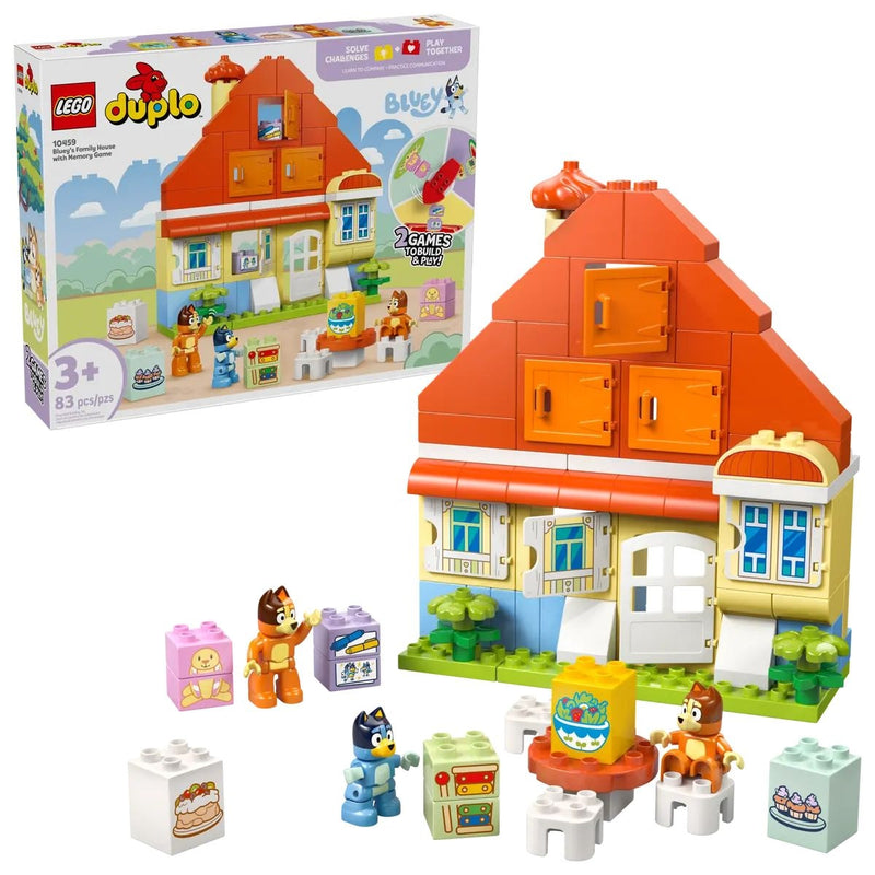 's Family House with Memory Game - 10459, 83-pcs, Ages 3+ V5954