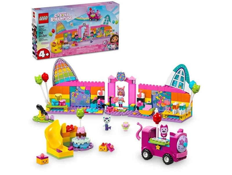 ’s Party Room Playset with Pink Car - 10797, 252-pcs, Ages 4+ L0918