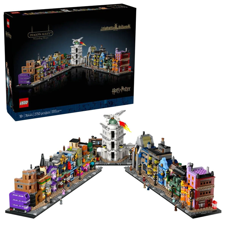 Diagon Alley Wizarding Shops - 76444, 2750-pcs, Ages 18+ N6464