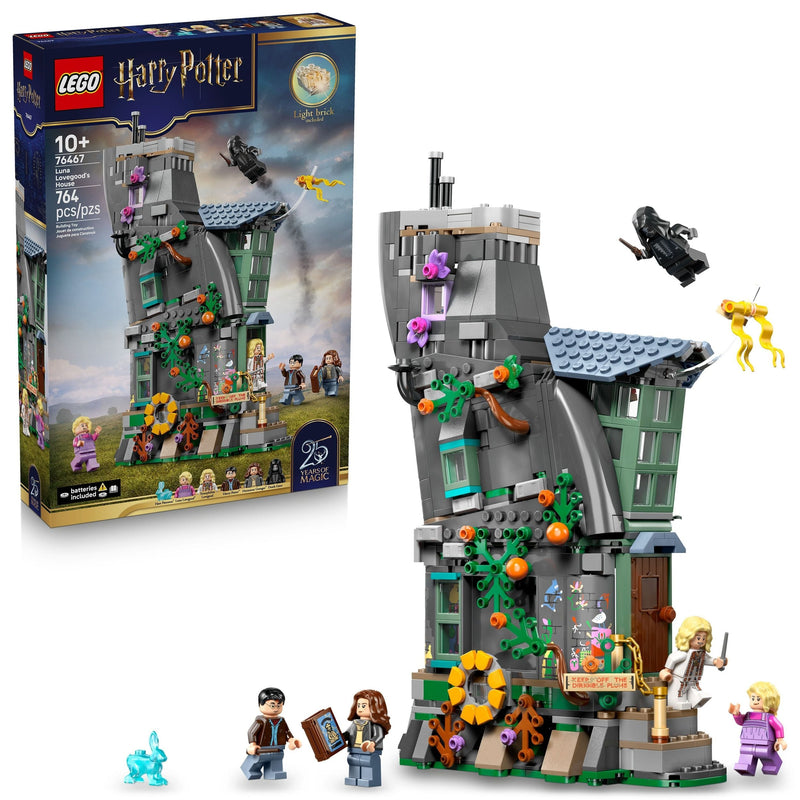 Luna Lovegood's House Toy Building Set- 76467, 764-pcs, Ages 10+ Q5324