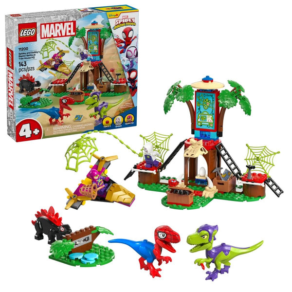 Marvel and Gobby's Raptor Battle at Tree House HQ - 11200, 143-pcs, Ages 4+ U2327