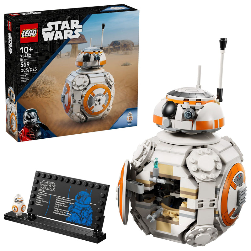 BB-8 Astromech Droid Toy Building Set - 75452, 569-pcs, Ages 10+ K4386
