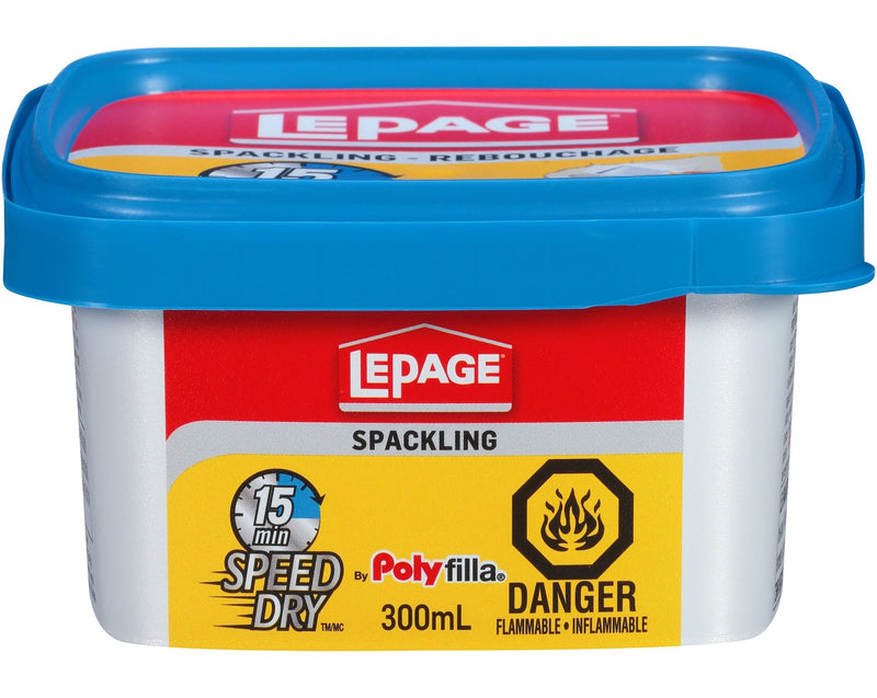 15-Minute Speed Dry Spackling, Wall Hole/Crack Repair Filler, 300-mL F3957