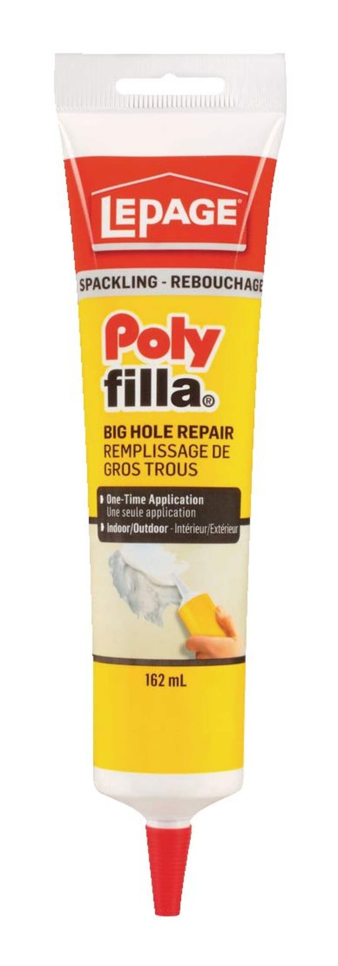 Big Hole Repair Spackling, Hole & Crack Filler, Indoor/Outdoor Use, Assorted Sizes W233