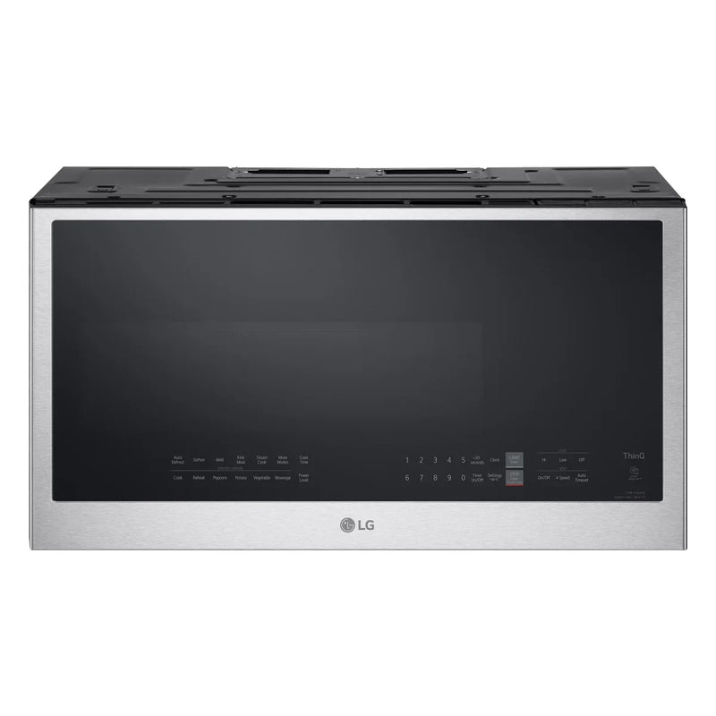 LG 2.0 cu. ft. Smudge Resistant Stainless Steel Over-the-Range Microwave with EasyClean and WideView Window Y7677