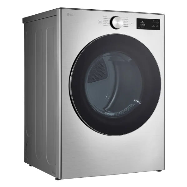 LG 27 in. 7.4 cu ft. Graphite Steel Electric Dryer with AI Sensor Dry W5072