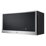 LG 30 in. 22 cu. ft. Smudge-Resistant Stainless Steel Two-Door Bottom Freezer Drawer Refrigerator with Smart Inverter Compressor