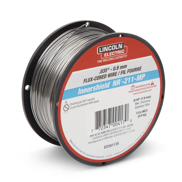 Electric Flux-Cored Gasless Welding Wire, 0.035-in, 2-pk Q2869