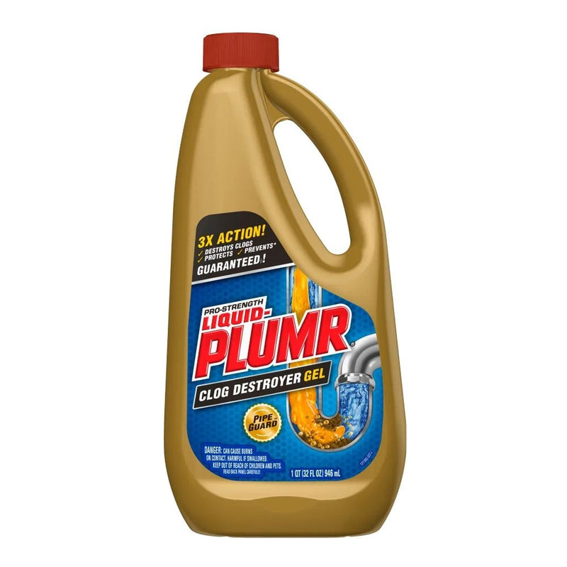 Pro Strength Kitchen Clog Destroyer Gel, Lemon Scent, 946-mL M7549