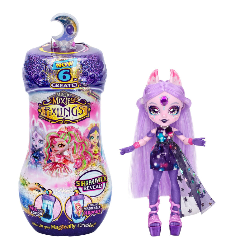 Magic Mixies Tiggz the Lightning Tiger Pixling S2 W2 6.5-in Fashion Doll for Ages 5+ O6908