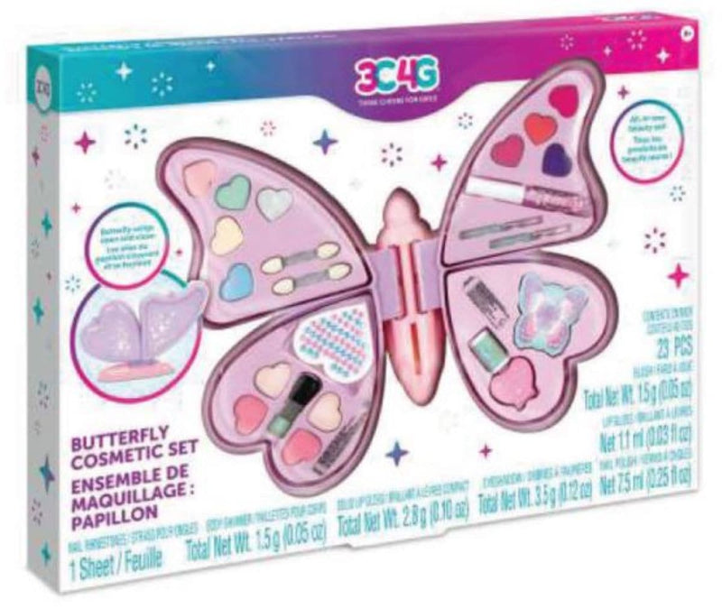 All-in-One Butterfly Cosmetic Case for Ages 8+ F5574