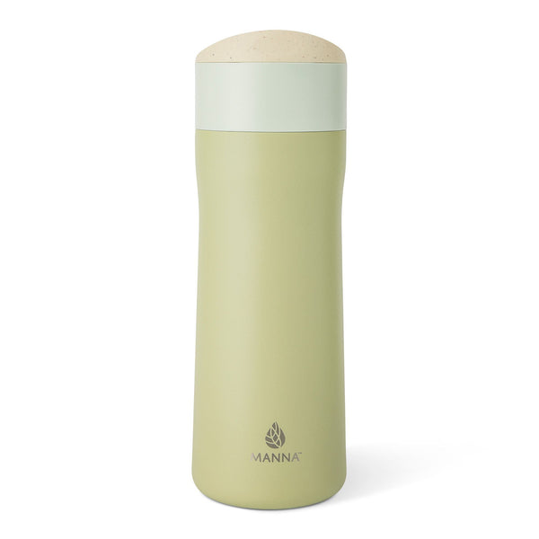 Brew Eco Stainless Steel Insulated Flow-Switch Brew Mug, 16-oz, Moss, with Sipping Spout G3726