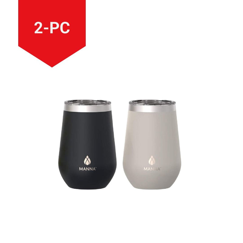 Insulated Stainless Steel Tumbler, 12-oz, 2-pk, with Lid N5954