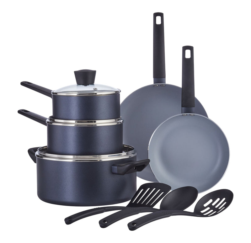 Blue/Grey Non-Stick Cookware Set, 11-pc B7484