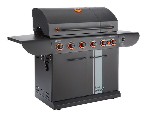 Grill Turismo 680 7-Burner Convertible LP Gas BBQ L6983