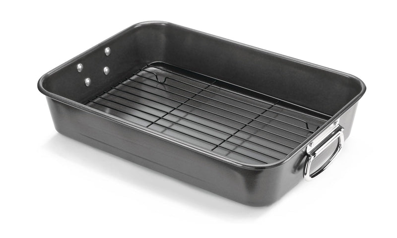 Multi-Purpose Roaster with Rack, Dishwasher Safe, 9-12 lb, 25.4 x 38cm R6920