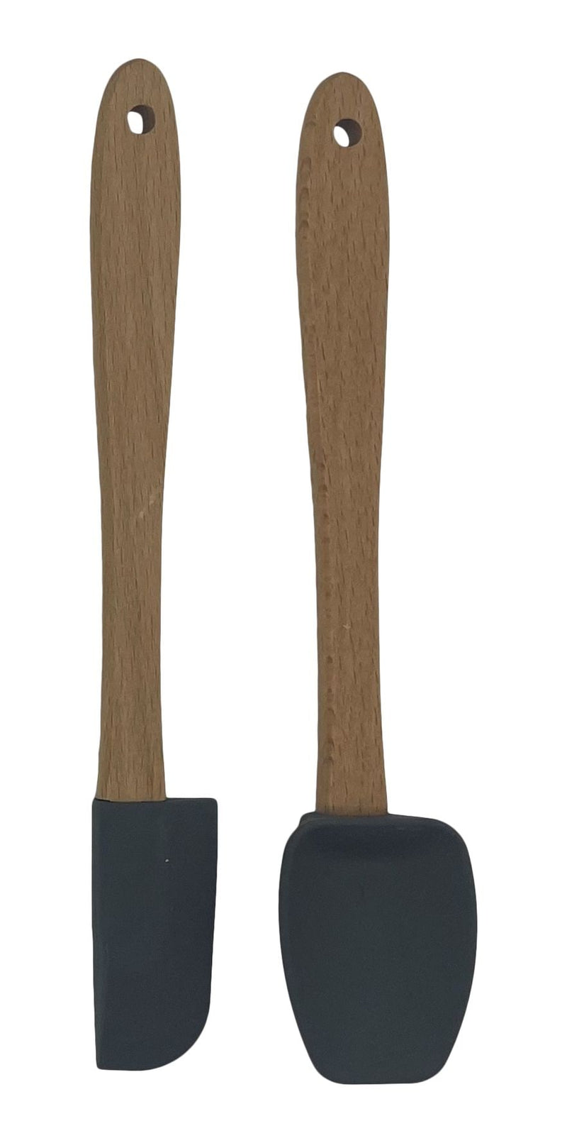 Beechwood S2 Mini Kitchen Spatulas, Grey T6647